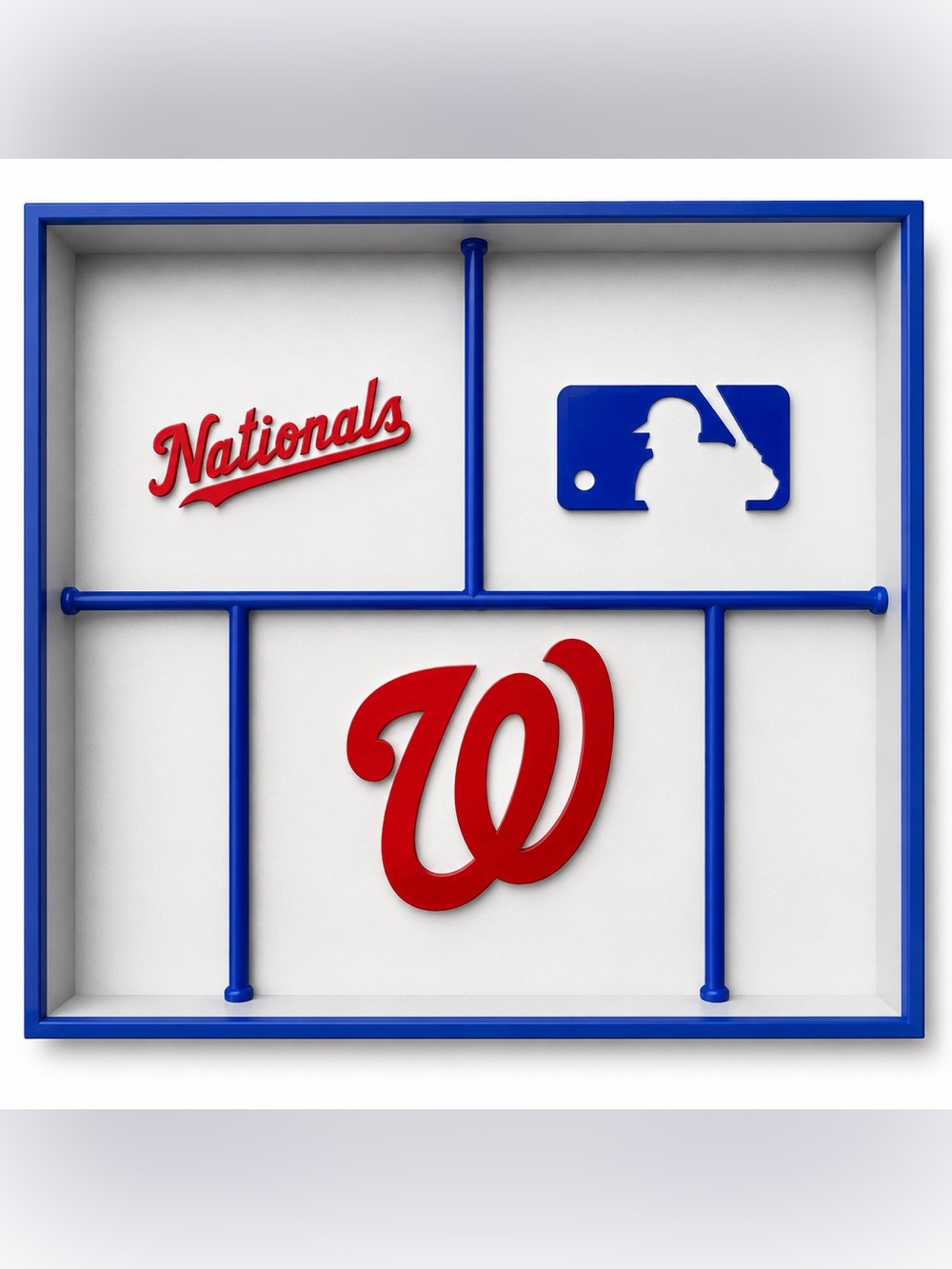 Washington Nationals MLB Pocket Dump Tray - For Keys, Wallet, Money, Etc